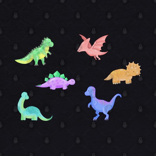 Cute dino pattern by RocksNMills